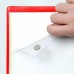 FixtureDisplays® Solid yellow Magnetic Closure Pocket - Plain-Back - 8 ½